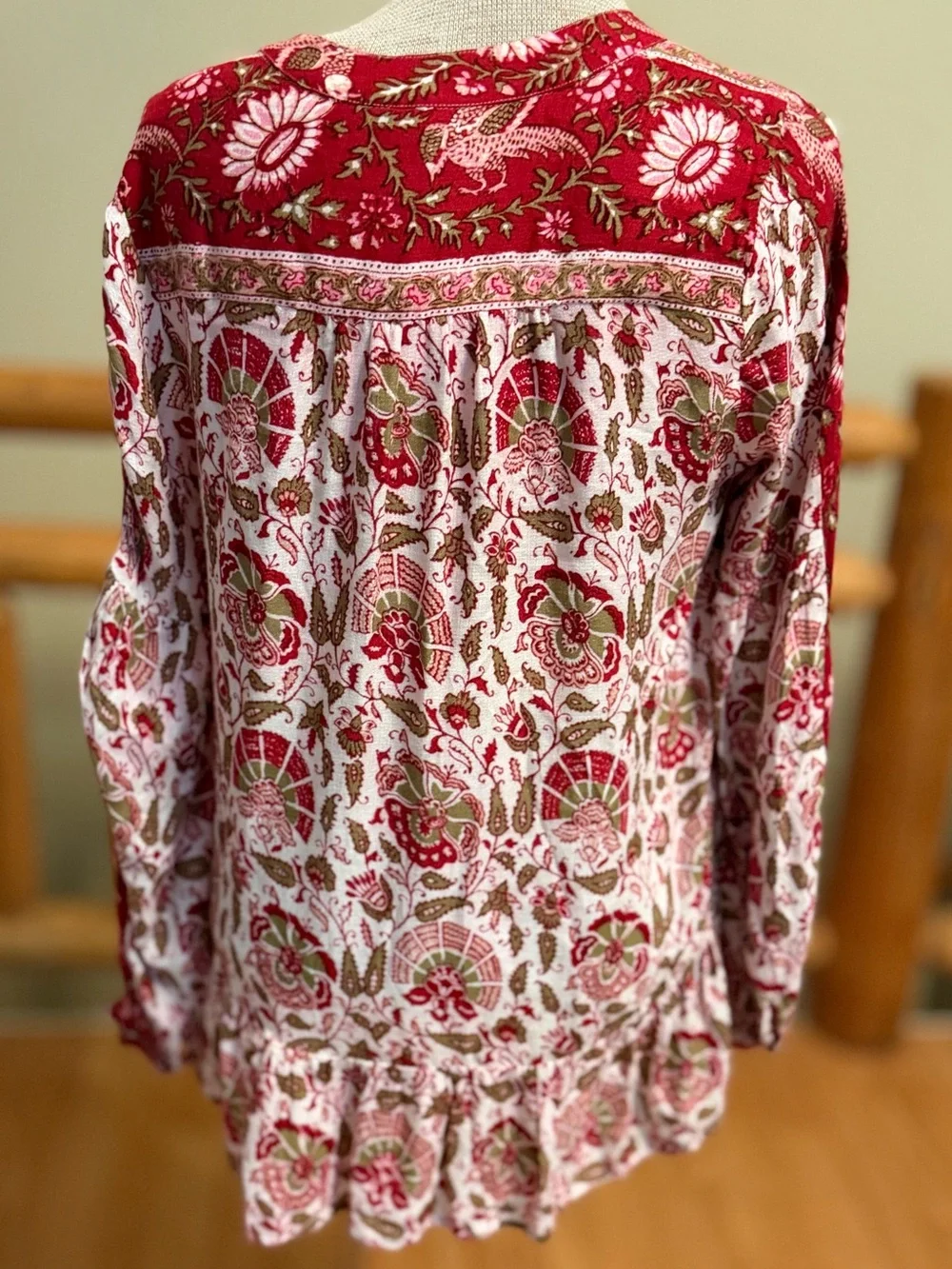 Lucky Brand Boho Floral Blouse | Size Small - Picture 5 of 7